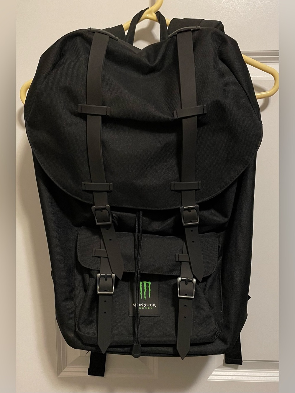 🚨RARE Monster Energy Heritage Rucksack Backpack Black Promo Vault Tech Pack NWOT
